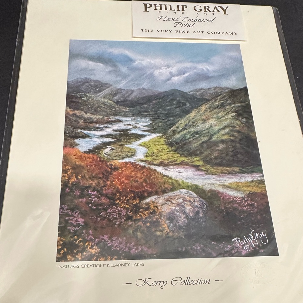 RARE Philip Gray "Nature’s Creation” Killarney Lakes, Kerry Collection Fine Art